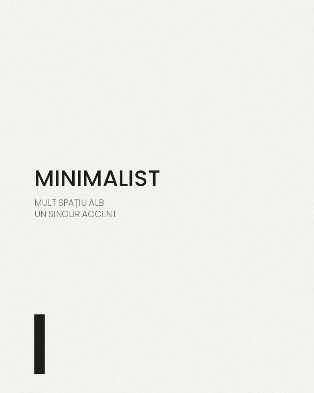 Ediția Ta vibe minimalist